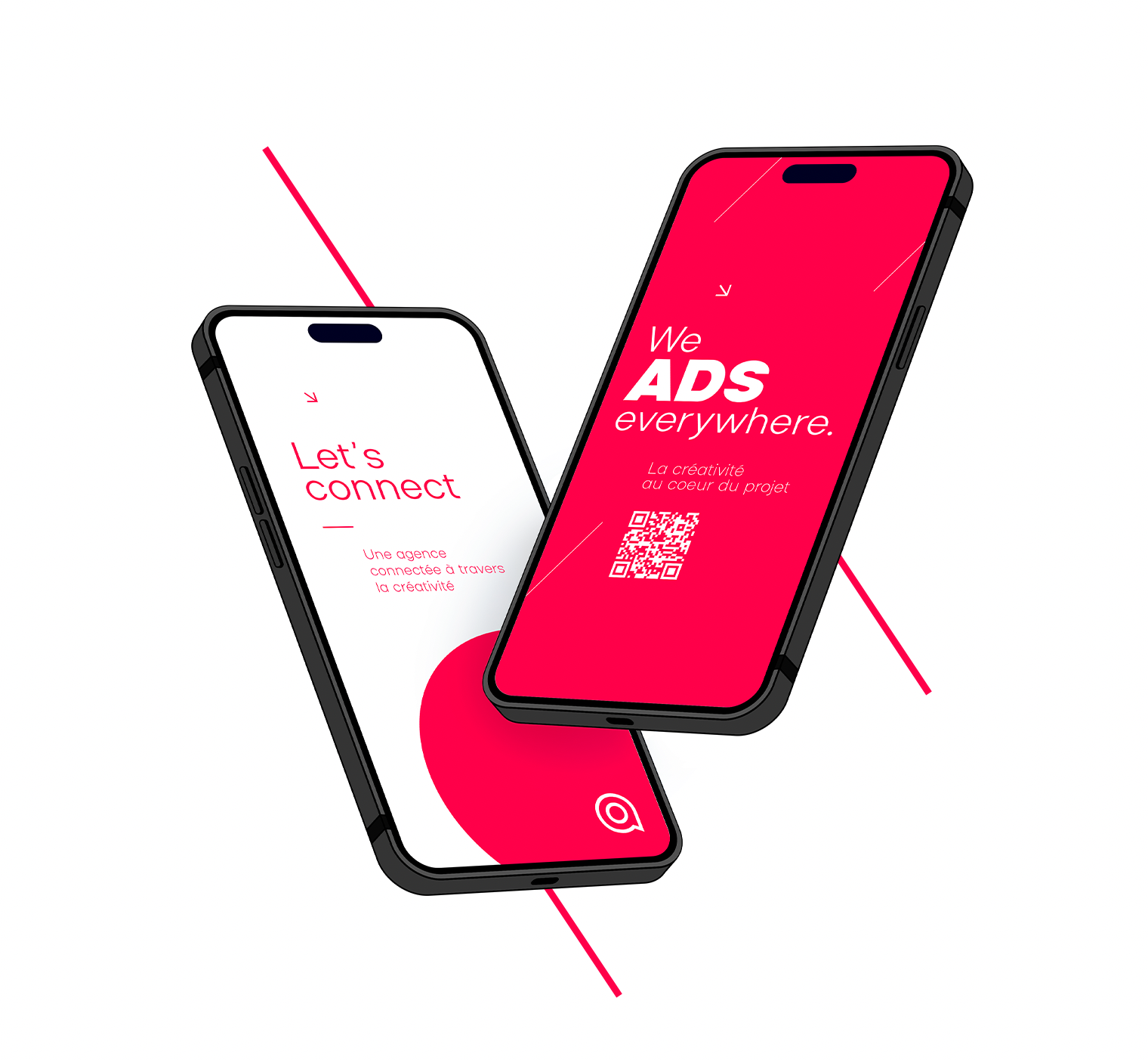 Caractère Advertising logo